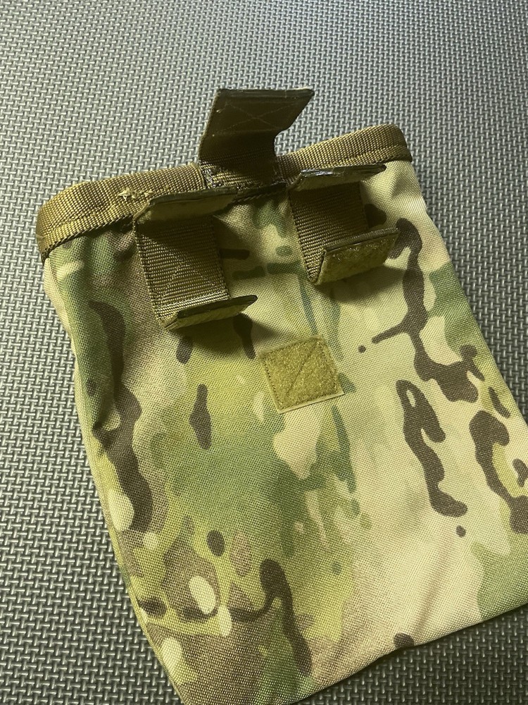 MultiCam GP Admin Pouch Open Top MOLLE Tabs Carry Handle Green Drop POUCH