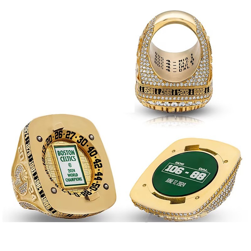 2024 Celtics NBA Championship Ring Jayson Tatum