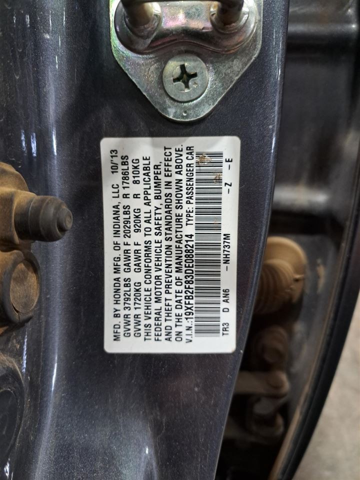 2013 Civic Camera/Projector Sku#4267885