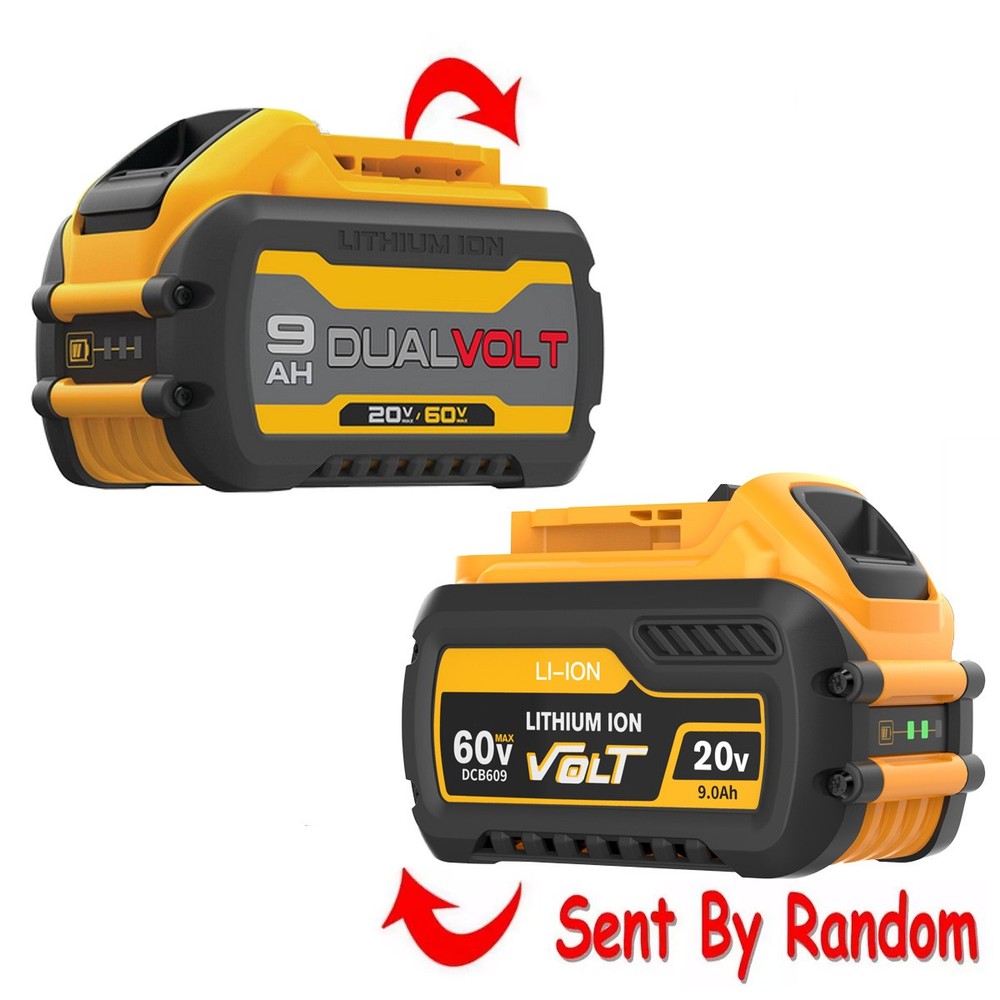 2X 12.0Ah For DEWALT FLEXVOLT DCB609 20V/60V MAX Lithium-lon Battery Replacement