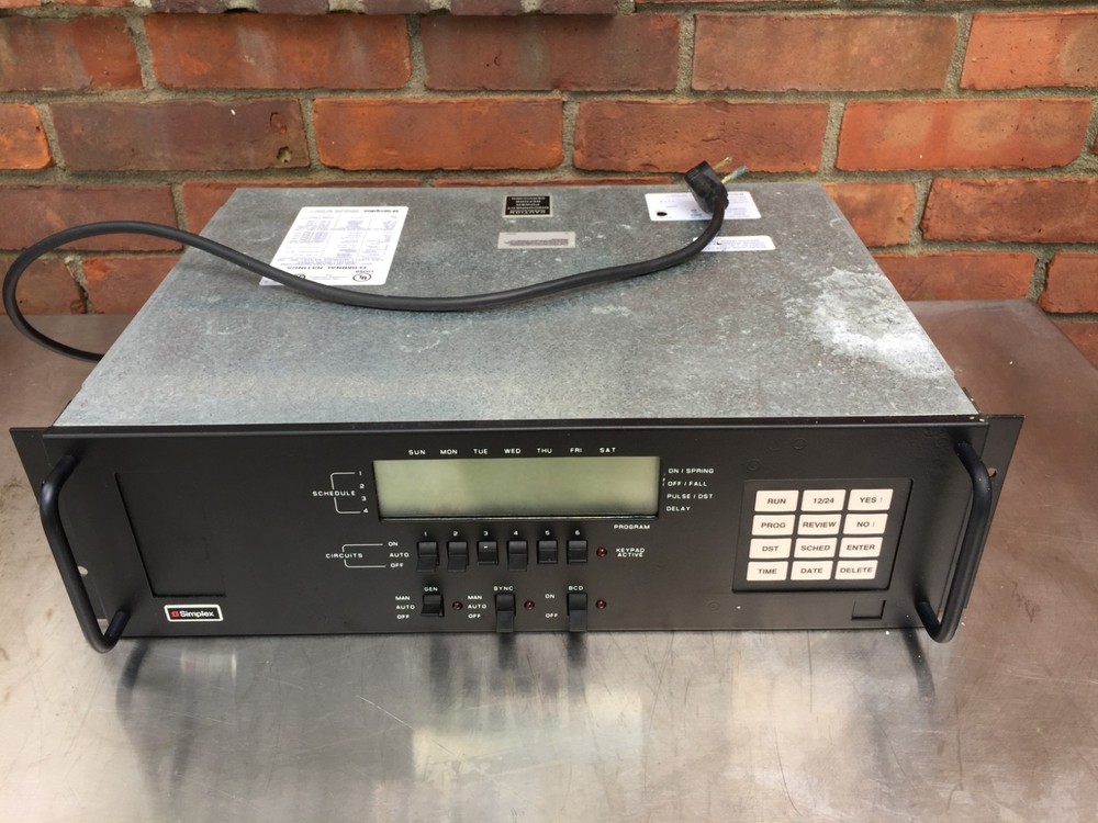 Simplex 6400-9004 Master Time Control Center