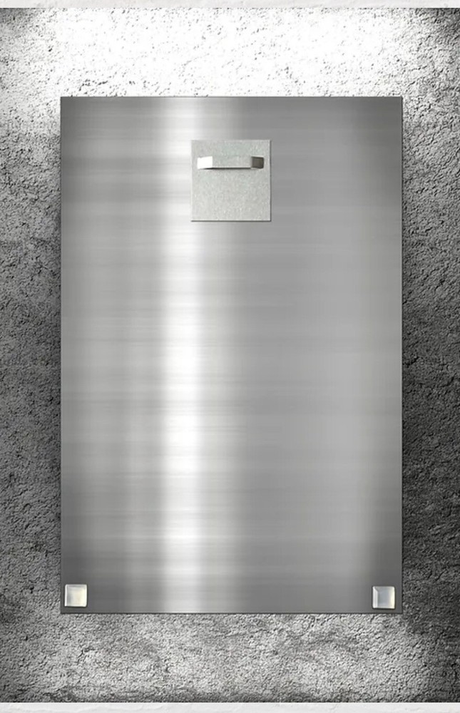 Premium Panel Brushed Aluminum Ferrari Racing Sign