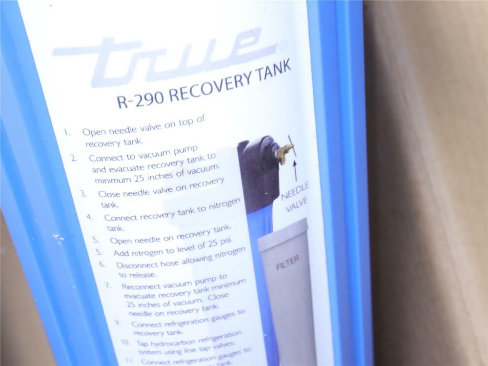 True 976480 R290 Containment System ASM Recovery Tank