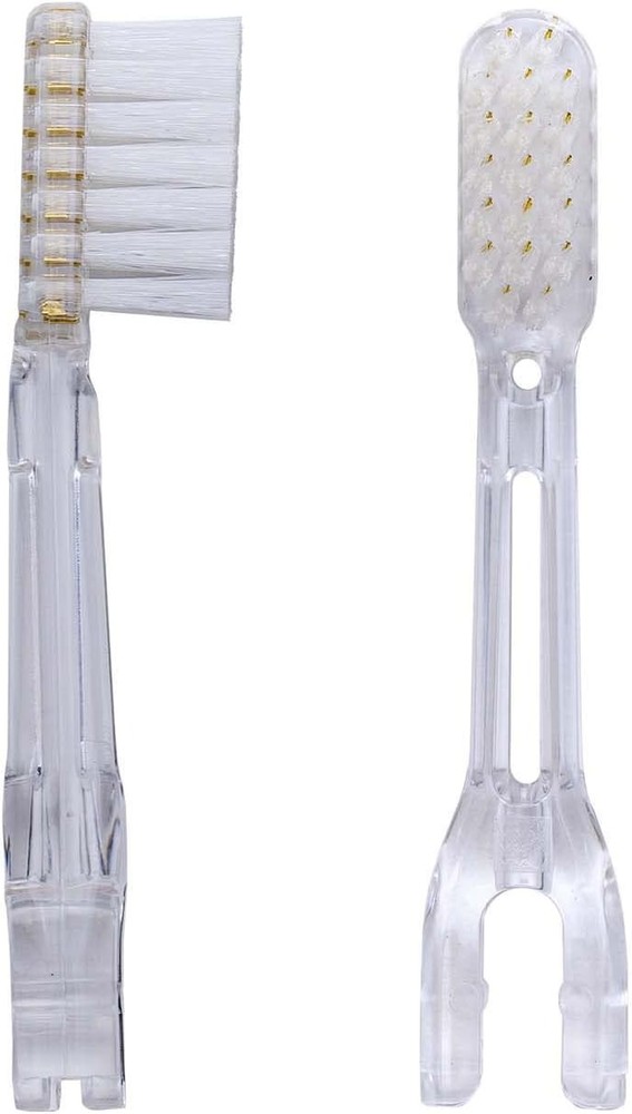 SOLADEY Toothbrush Replacement Brush Soft 3row-Compact 4pieces Ionic Solar