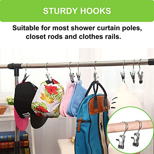 Boot Hangers Clips, 16 Pack Laundry Hooks Hanging Clips Clothes Pins 16 PACK