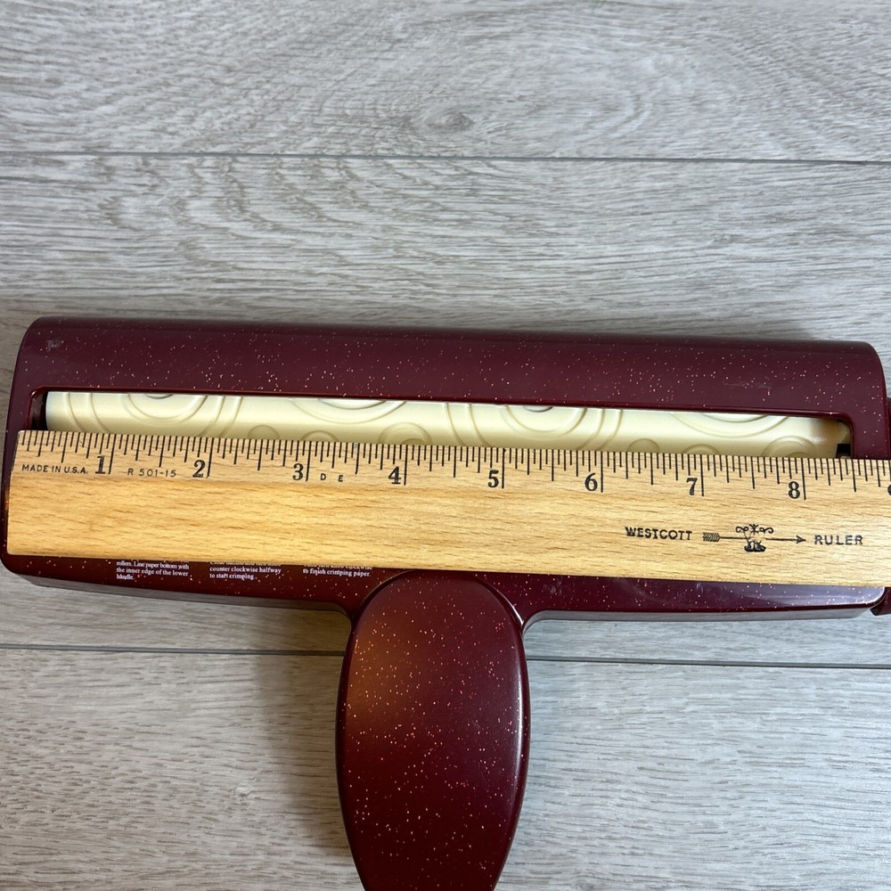 MARVY UCHIDA STRAIGHT PATTERNS ROLLER CRIMPER, 8.5" ROLLER CIRCLES