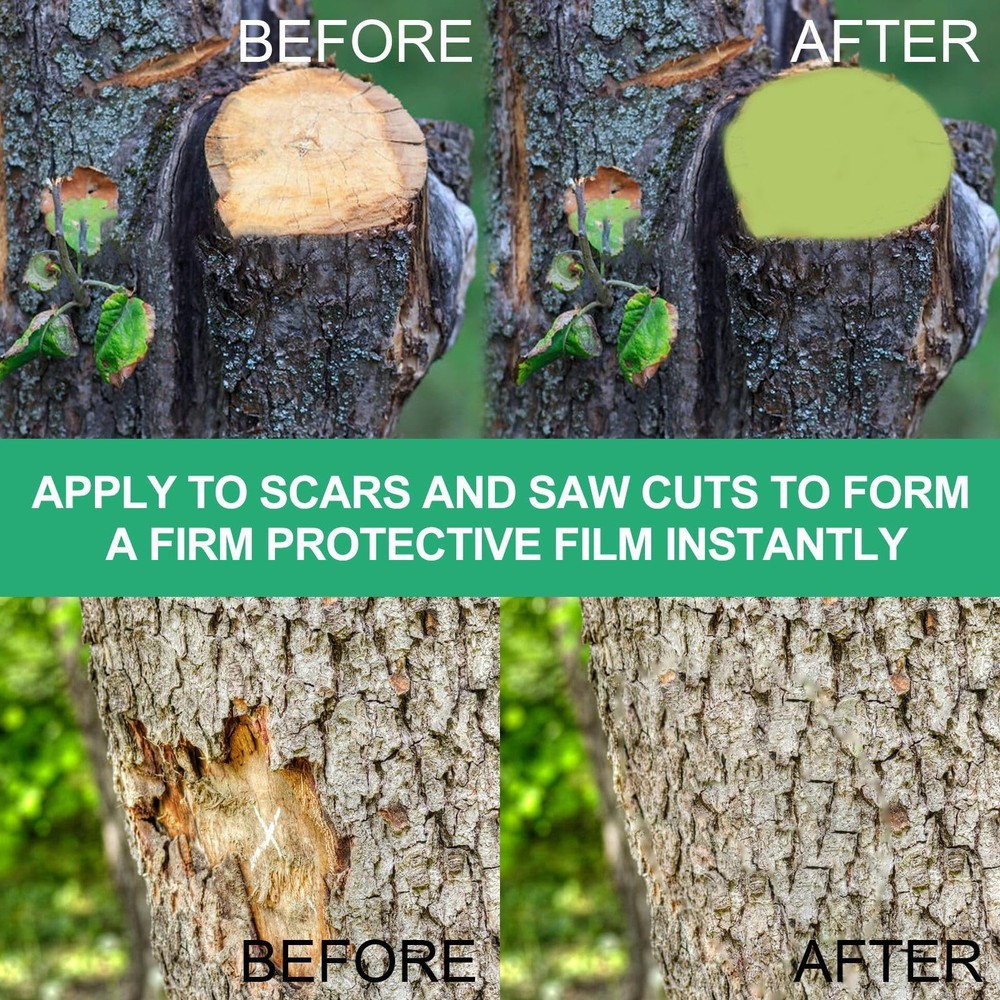 Tree Wound Pruning Sealer, Tree Wound Dressing with Brush, Tree Wound Sealer
