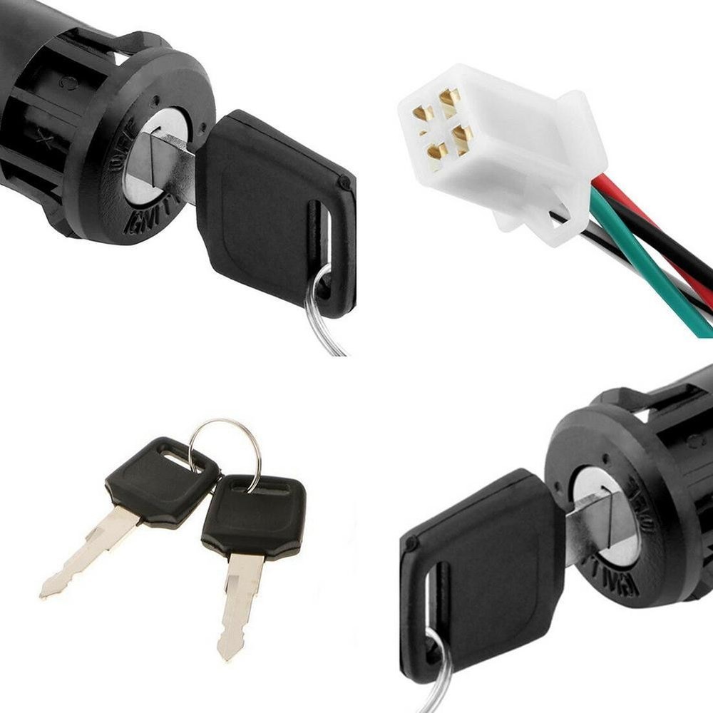 Essential Replacement Ignition Switch For 4 Wire Connection And 2 Keys