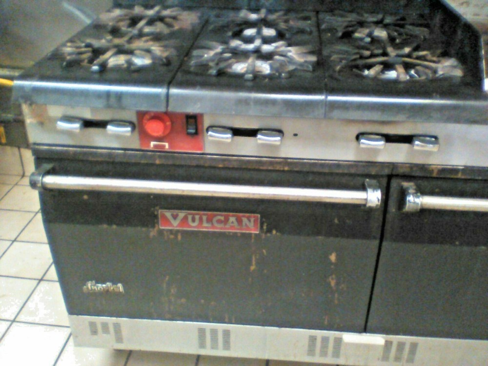 Vulcan Snorkel 6 Burner-2 Ovens-Grill