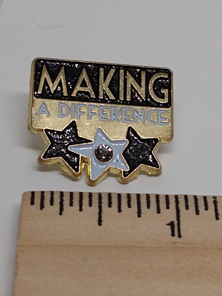 Making a Difference Sparkling Stars Lapel Pin