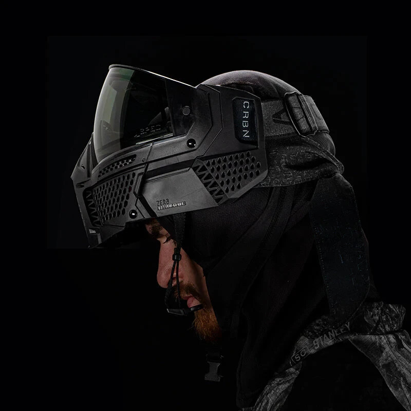 NEW CRBN ZERO BLACK GOGGLE - STORM FAN COMBO