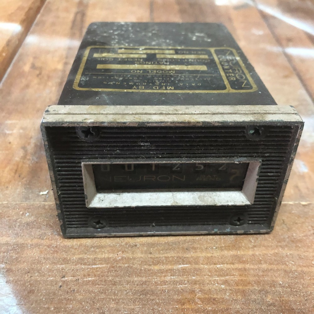 vintage neuron counter data instrument 6285 d25 as/10 Steampunk