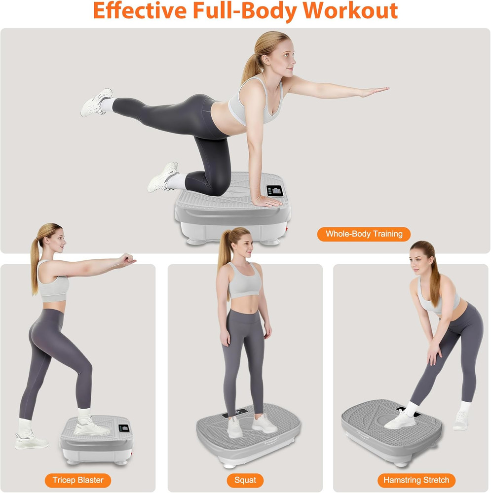 Vibration Plate Exercise Machine - Full Body Shaking Workout Platform Board