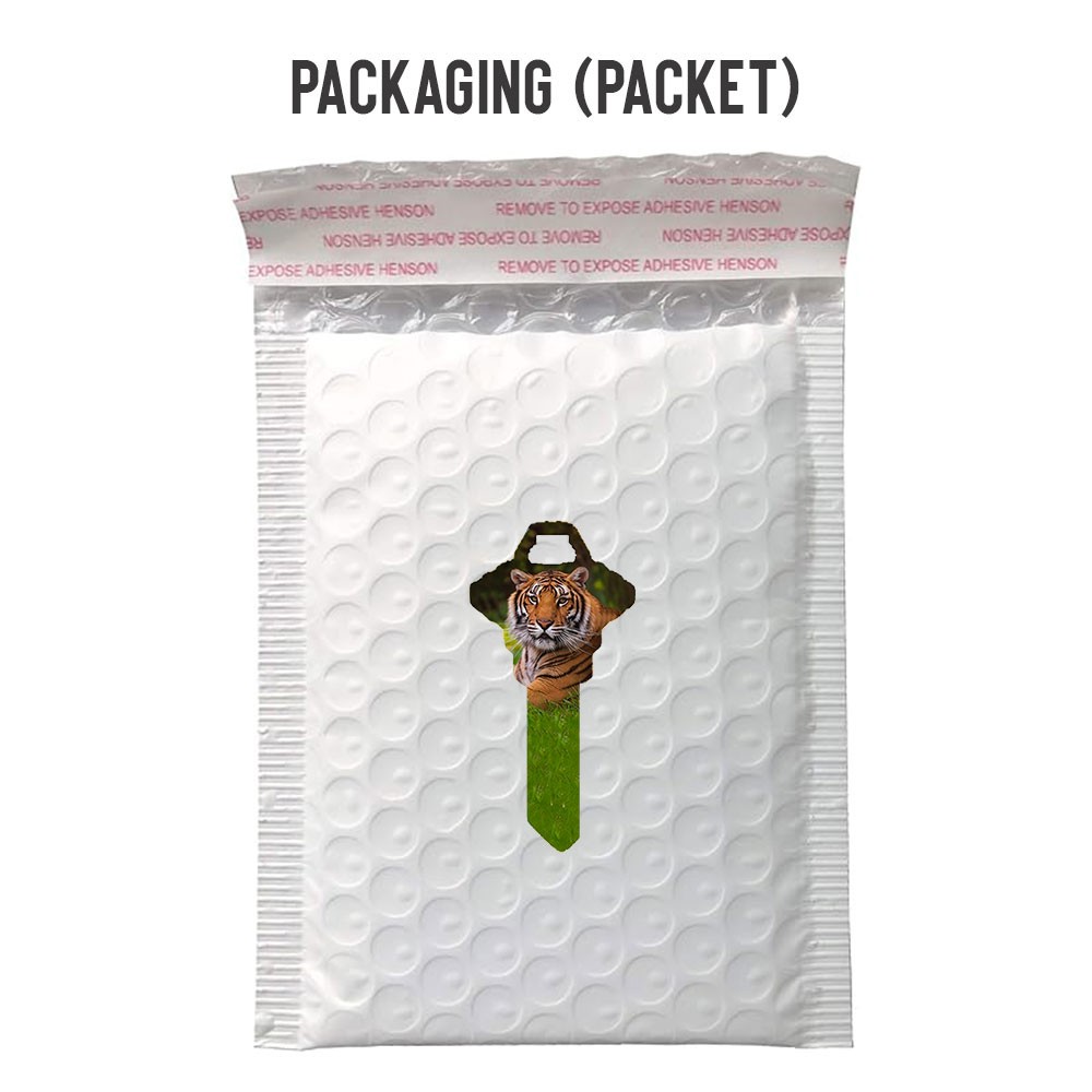 202-SC1 Tiger Key Blank Nickel