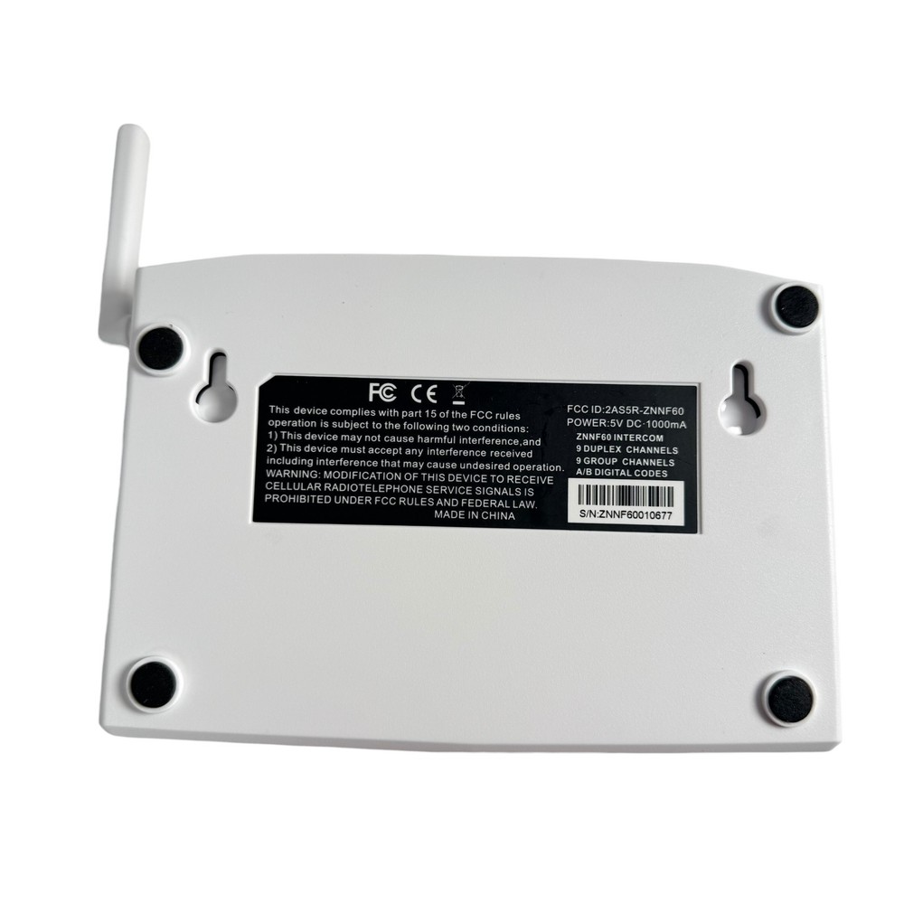 Wireless Intercoms for Home Hand Free 5300 Feet Range Two Way Intercoms (4 Pack)