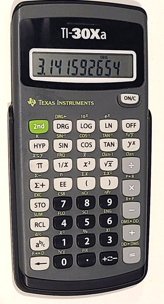 Texas Instruments TI-30Xa Calculator Tested & works