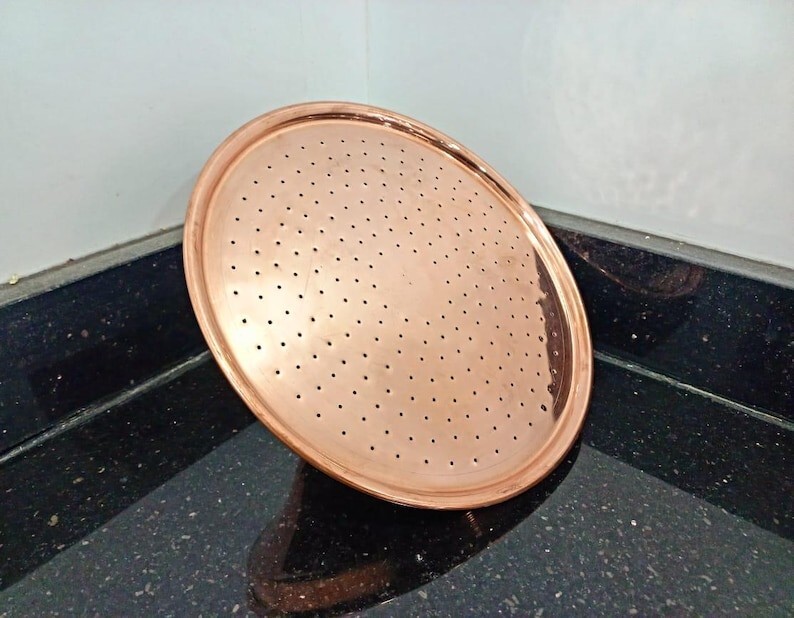 Shower head unlacquered solid copper , shower head, copper shower head, outdoor