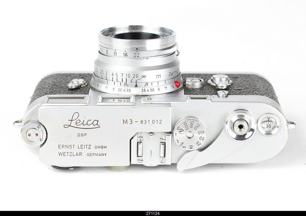 Leica M3 Camera Lens Summaron 3,5/3,5cm w/ Case