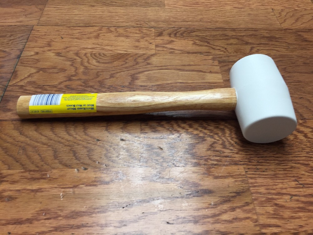 QEP 61613 White Rubber Mallet 16 oz