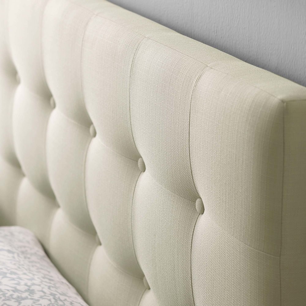 Emily Upholstered Fabric Queen Headboard