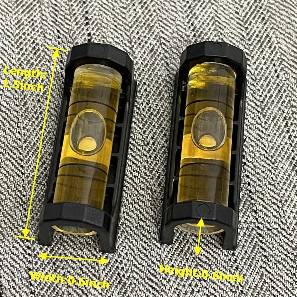 5Pcs Gunsmith Level Gunsmithing Tools Scope Mounting Leveling Black, Green