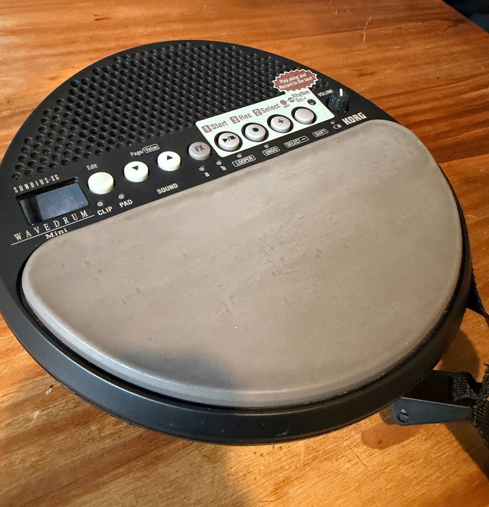 Korg WAVEDRUM Mini WD-MINI Electronic Drum Tested with Box & AC adapter