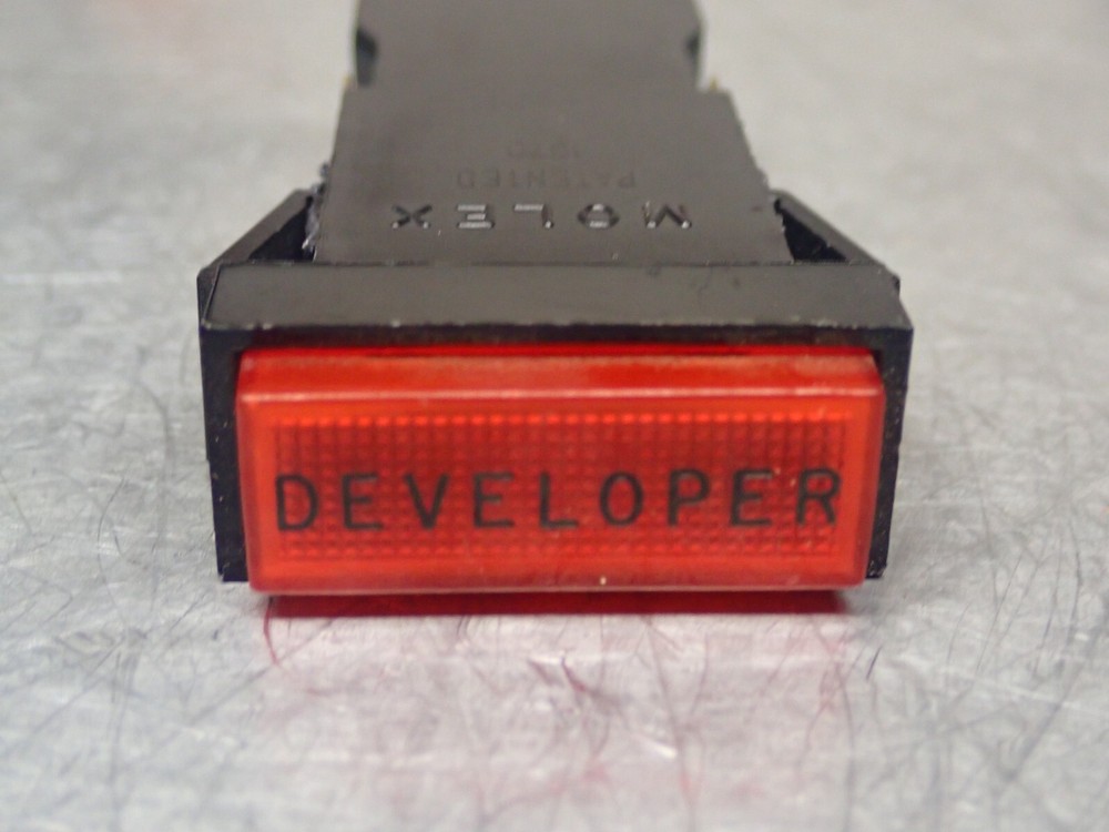 Molex 1820M 125V Panel Mount Pushbuttons (Developer) New Old Stock See All Pics