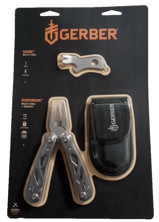 Gerber Suspension Multi-Tool + Sheath & Shard Multi-Tool NEW