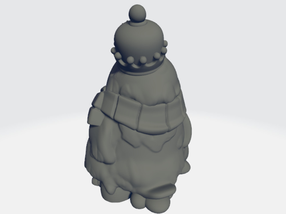 Capsule Chibi - Penguin Snowman