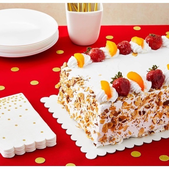 Sparkle and Bash White Foil Cake Boards
