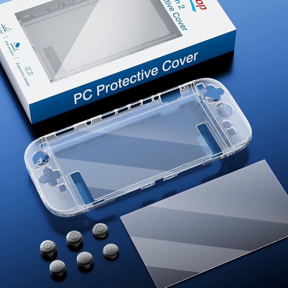 Case For Nintendo Switch 2 Console and Joy-Con Controller with Screen Protector