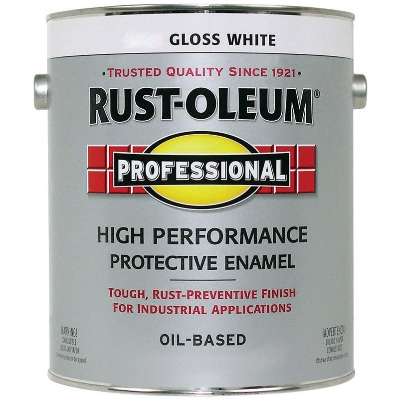 Rust-Oleum 242256 White Gloss Enamel 1 Gal (2-Pack) High Performance Paint