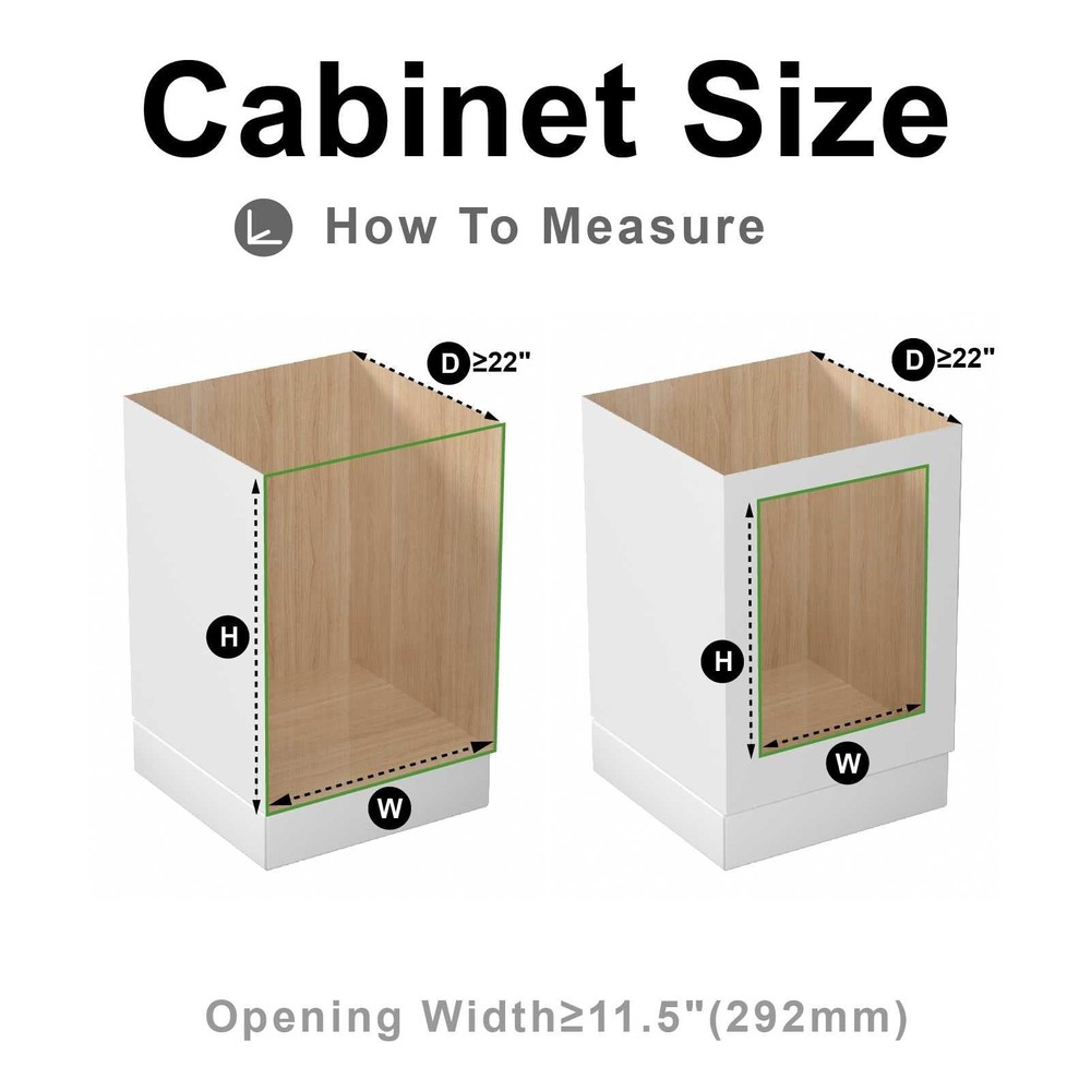 2 Tier Pull Out Pot and Pan Organizer,(11½"W x 22" D) Pull Out Cabinet Organi...