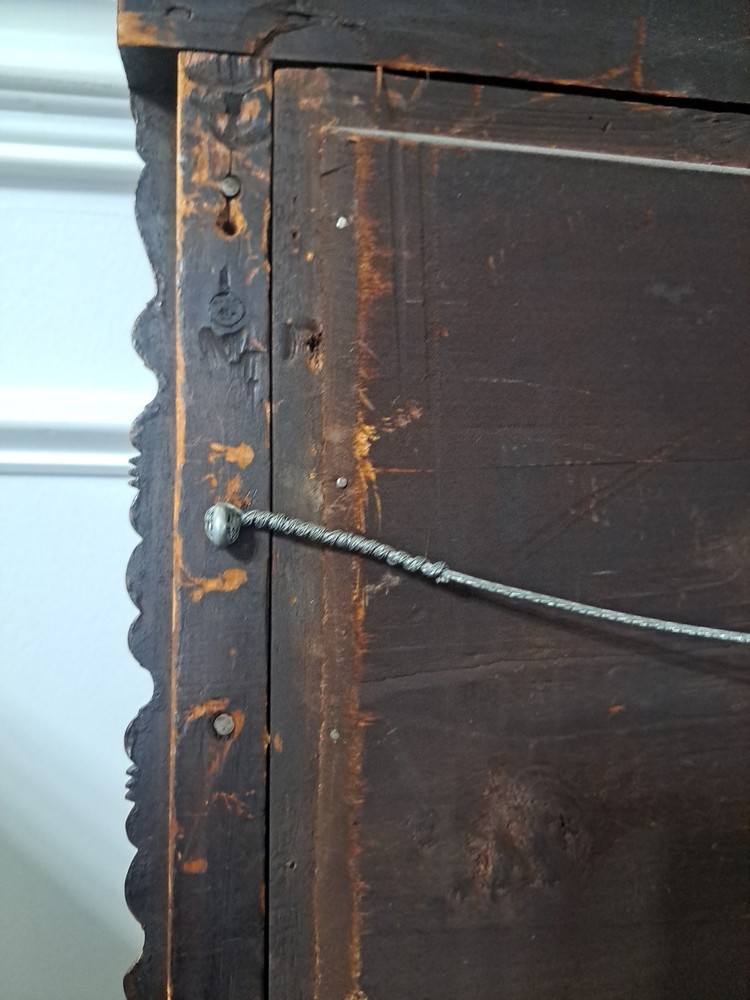 Antique American Empire Wall Console Mirror