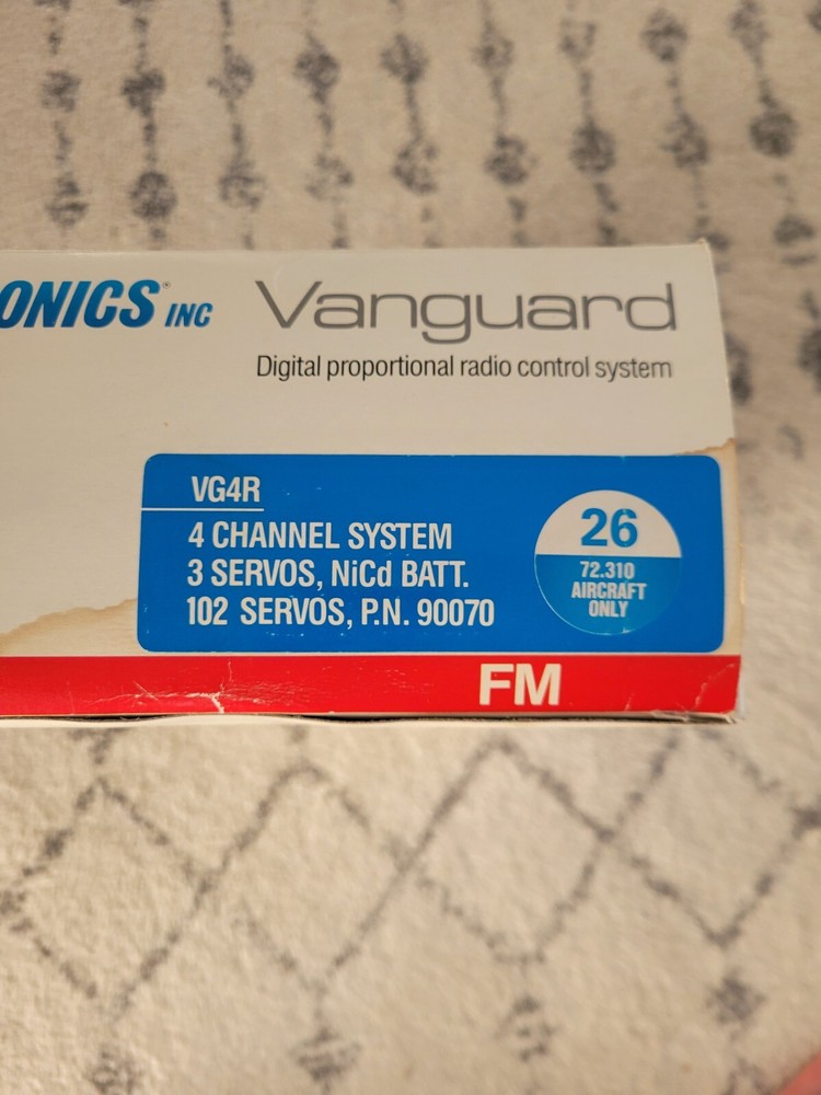 Sanwa Airtronics Vanguard VG4R 4 Channel Transmitter Airplane Controller ☆Read☆
