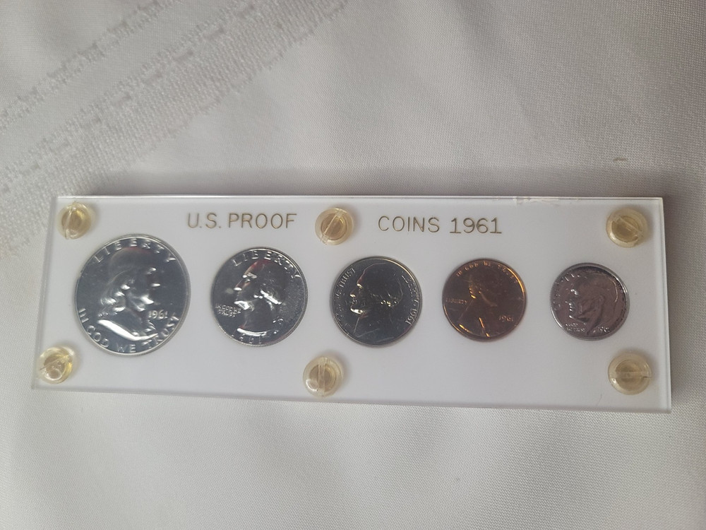 1961 U.S.  Proof Coins. Sealed
