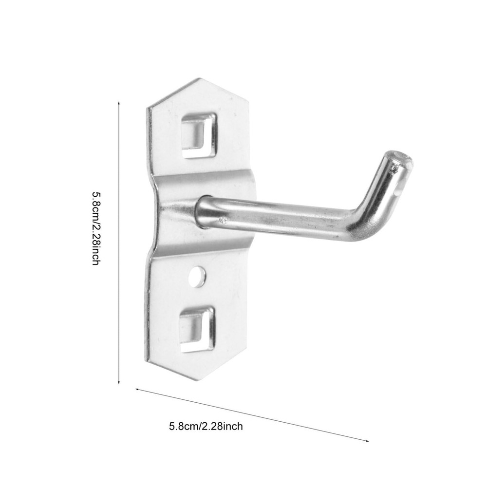 12 Pcs Tool Hook Display Hook Cabinet Display Rack Exhibition Pegboard Peg s ...