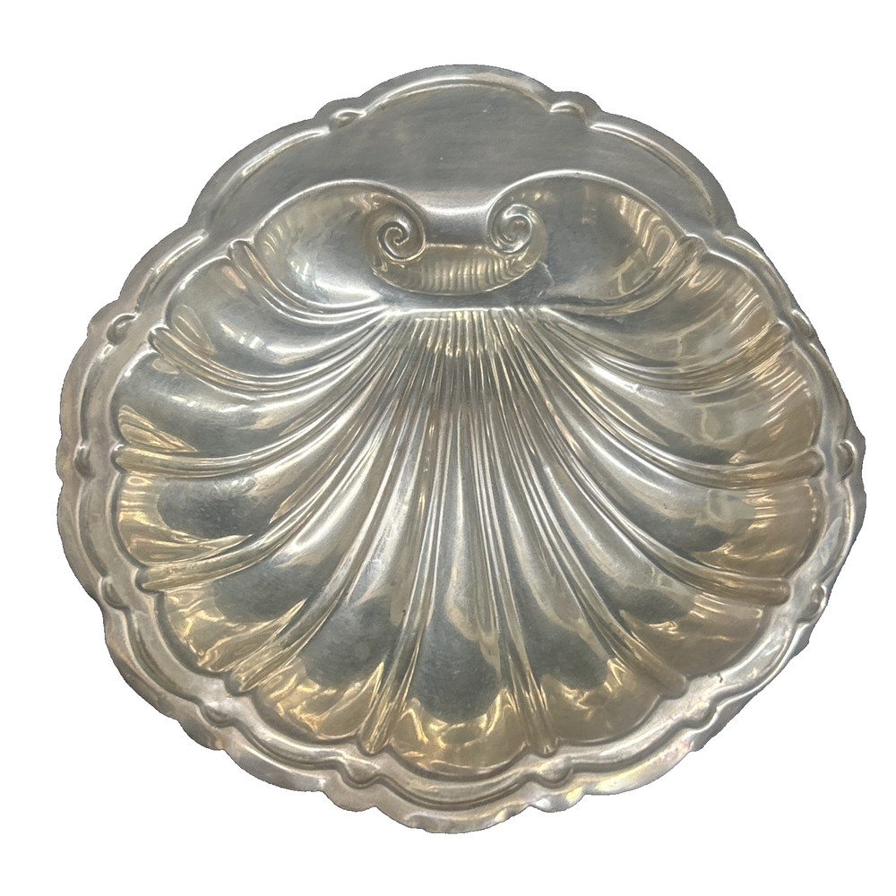 92g Sterling Silver Shell Nut Dish By Tuttle