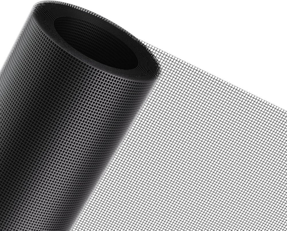 Window Screen Replacement Mesh 48"W X 99"L - DIY Adjustable Polyester Pet Proof