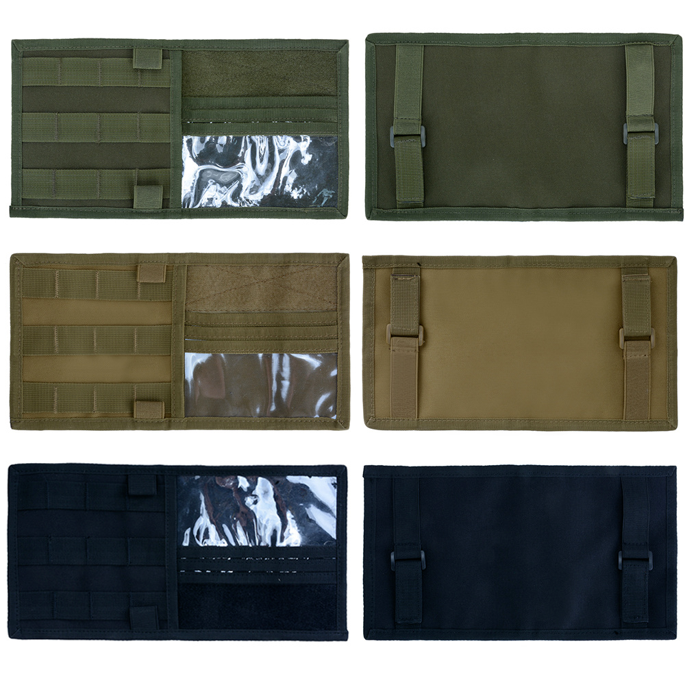 Tactical MOLLE Visor Panel Car Visor Cover Organizer Panel Storage Holder Pouch