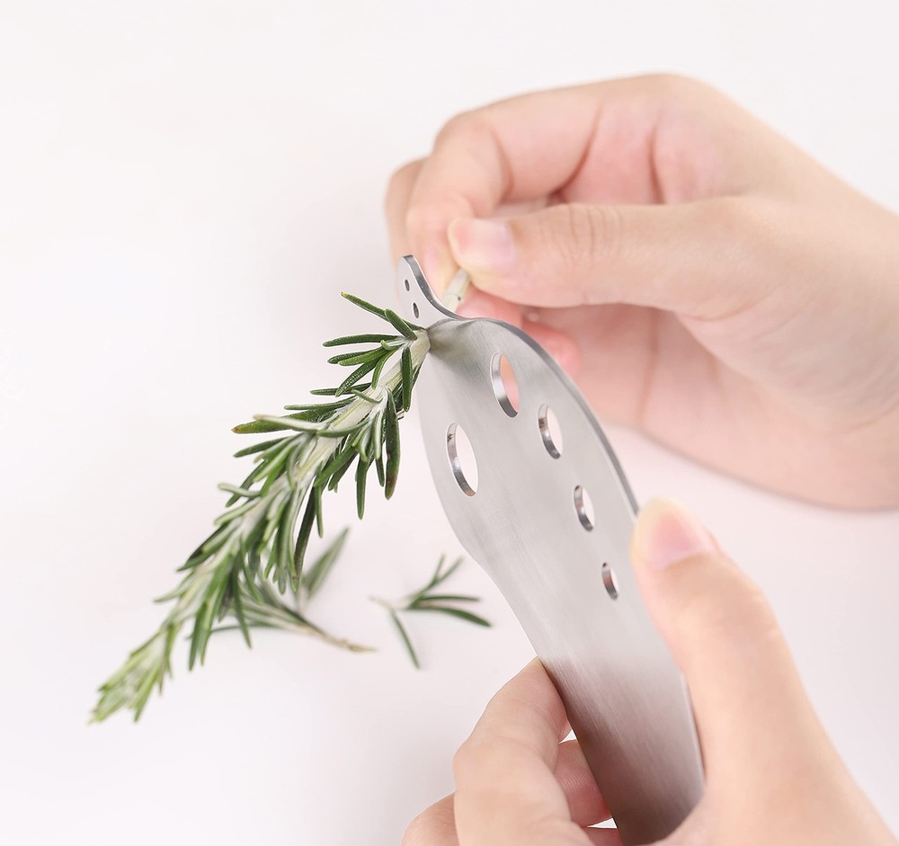 Herb Stripper Tool, Kitchen Leaf Herb Stripping Gadget, Cilantro Stripper for...