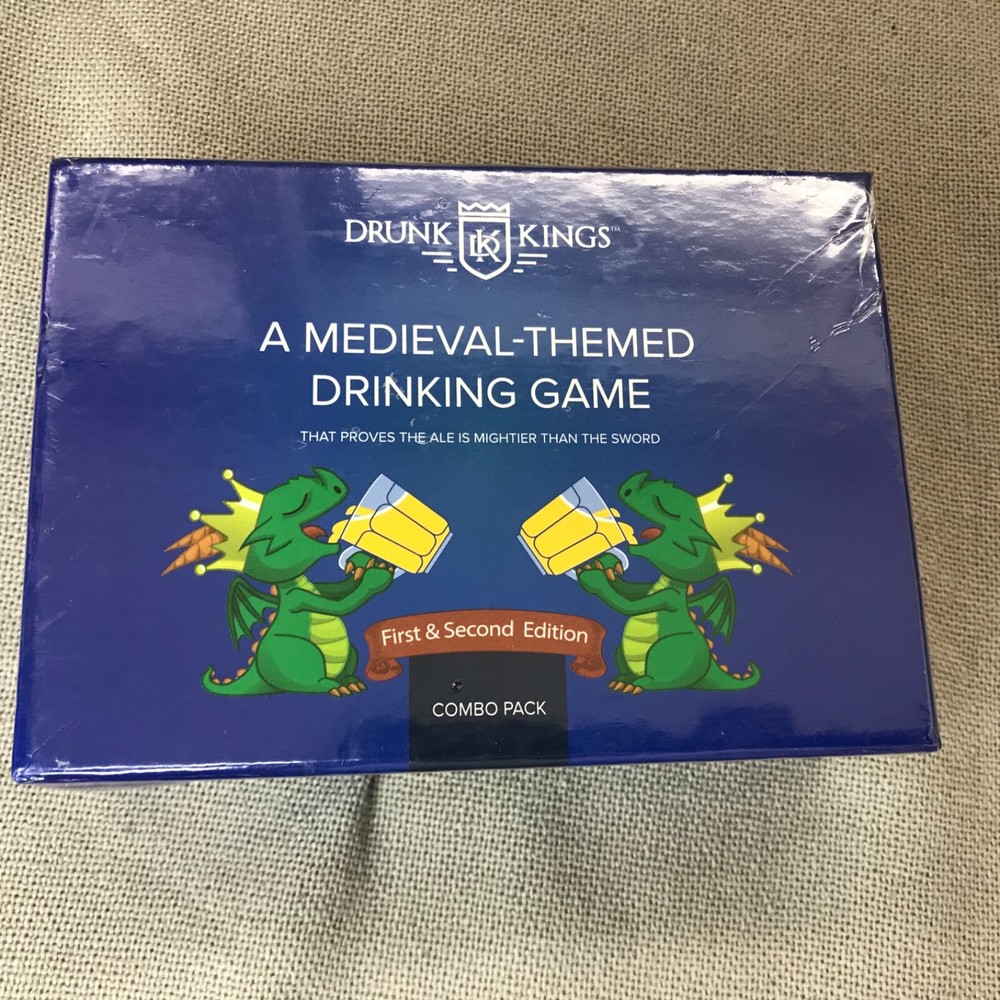 Drunk Kings A Medieval -Themed Drinking Game First And Second Edition Combo Pack
