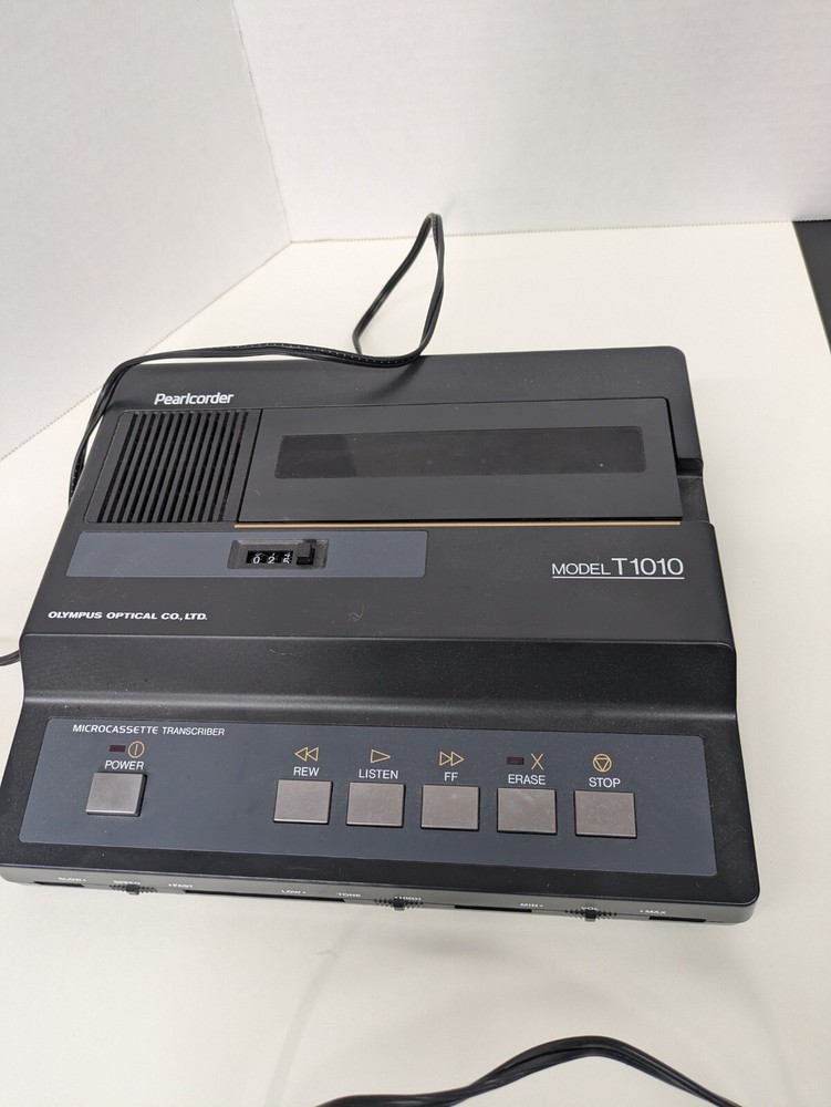 Pearlcorder Model T1010 Microcassette Transcriber