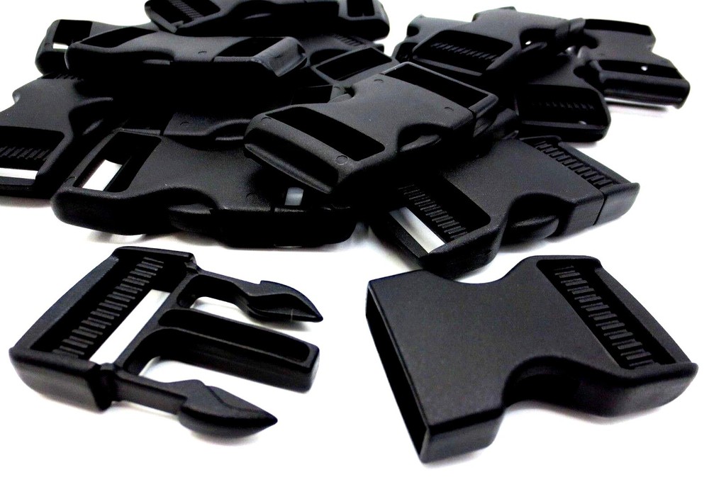 Dual Side Release Buckle Durable! Fits 25mm 1" Webbing Strap For Pack Sling Belt