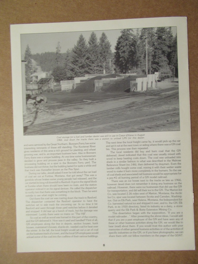Great Northern Reference Sheet 215 Lineside Industries