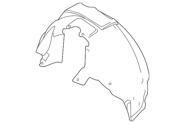 Genuine Ford Splash Shield 8S4Z-54278B50-A