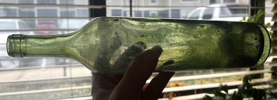3 antique bottles