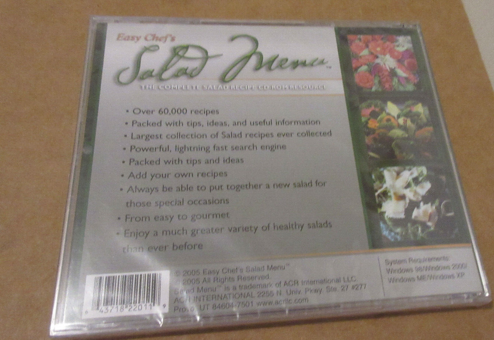 Easy Chef's Salad Menu for Windows PC