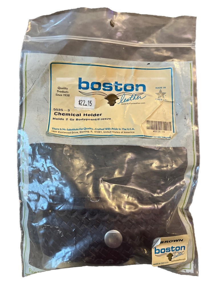 Boston Leather Chemical Holder 5535-3
