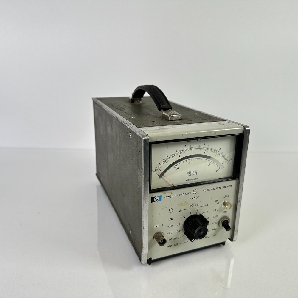 HP Hewlett Packard 400E AC Voltmeter Vintage